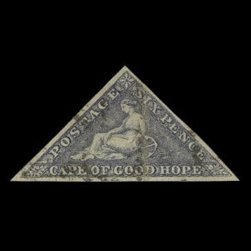 TUT6644 - 6d. Slate-lilac / blued paper 3 mgn VFU