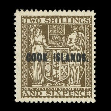 TUT6650 - Cowan Paper 2/6d. Postal Fiscal UM NH