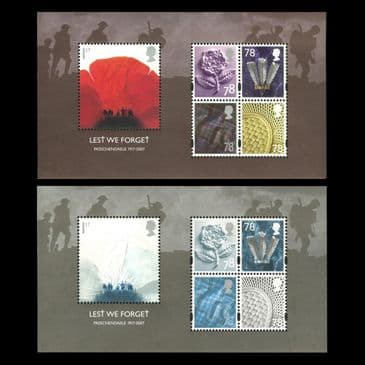 TUT6679 - GB QEII Lest We Forget 'Error' M/S + Normal UM
