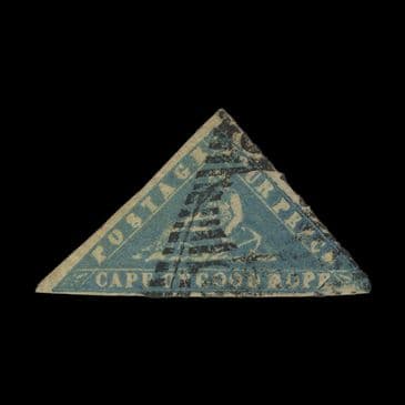 TUT6713 - Cape of Good Hope Woodblock 4d. Pale Bright Blue V.G.U.
