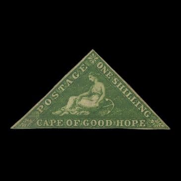 TUT6715 - Cape of Good Hope 1s. Bright Yellow-Green Fine M. RPS Cert