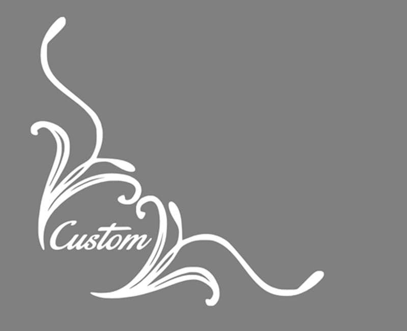 Custom WIndow Swirl Sticker