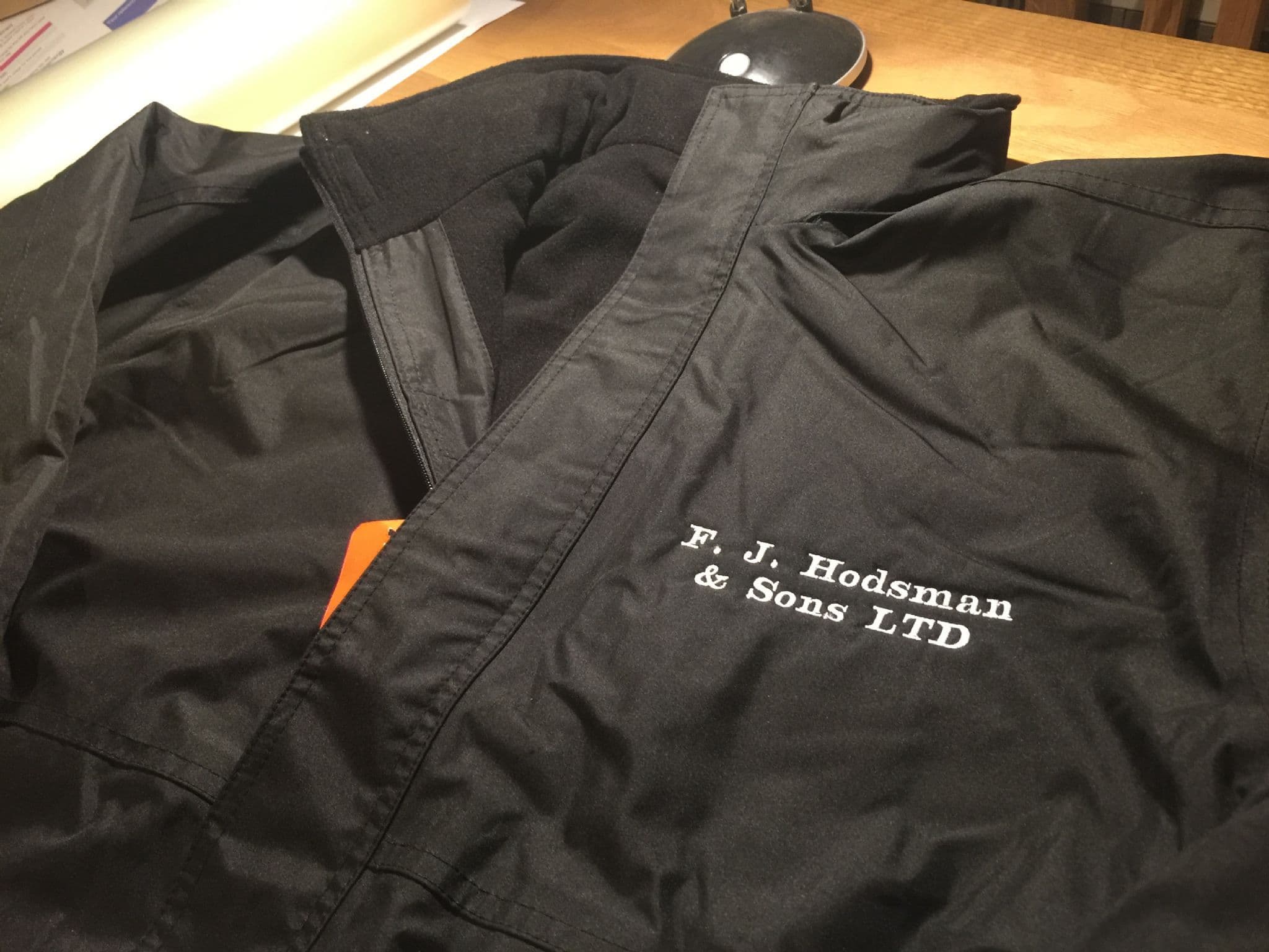 Embroidered Fleece lined Jacket