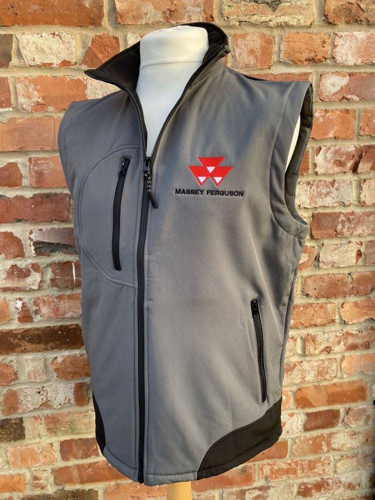 Massey Ferguson Grey Softshell Bodywarmer