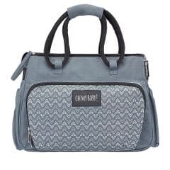 Badabulle Boho Changing Bag - Grey RRP 29.99 lot GD 3661276149519