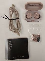 Bang & Olufsen BeoPlay E8 2.0 Bluetooth Headphones Limestone RRP 300 lot H1682