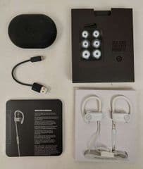 Beats by Dr. Dre Powerbeats3 Bluetooth Earphones White RRP 169.95 lot H1749