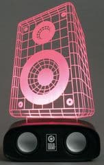 Blue Sky - Sound Reactive Bluetooth Speaker RRP £35 lot GD  5060275049574