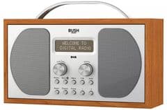 Bush DAB Bluetooth Wooden Radio RRP 39.99 lot GD