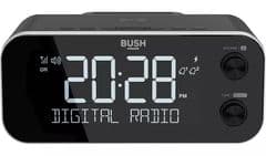 Bush DAB+ Clock Radio with Wireless Charging Dock RRP 49.99 lot GD