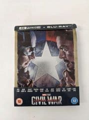 Captain America Civil War 4K Ultra HD Blu Ray Exclusive Steelbook IP 5 lot H1081