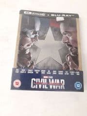 Captain America: Civil War 4K Ultra HD Blu Ray Exclusive Steelbook IP 5 lot H290