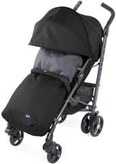 Chicco New Liteway Stroller Jet Black RRP 130.00 lot R1