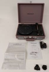 Crosley Cruiser Deluxe Record Player- Bluetooth Purple Ash RRP 79.99 lot H1921