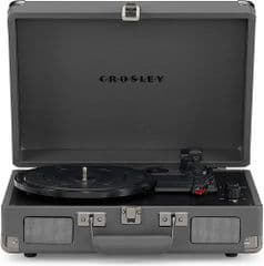 Crosley Cruiser Plus Deluxe Portable Turntable Slate Grey RRP 89.99 lot GDDB