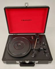 Crosley Cruiser Plus Deluxe Turntable Bluetooth Black RRP 79.99 lot H1908