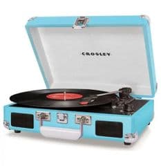 Crosley Cruiser Plus Record Player - Bluetooth - Turquoise RRP 89.99 lot GDDB