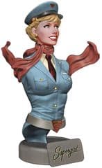 DC Collectibles DC Comics Bombshells Bust - Supergirl 19cm RRP 79.99 lot GD