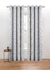 Ditsy Floral Print Eyelet Curtains 66x90 RRP 37.00 lot GD
