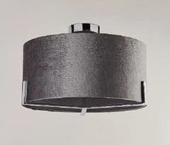 George Home Alligator Skin Velvet Shade Ceiling Fitting RRP 35.00 lot GD