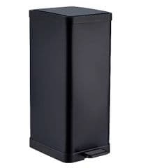 George Home Black 30L Rectangular Bin RRP 35.00 lot R1273