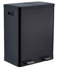George home Black 60L Recycling Bin RRP 65.00 lot R1689