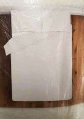 George Home Cream Teddy Plain Duvet Set Super King RRP 35.00 lot GD