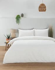 George Home Just Wellness White Tencel Duvet Set - Super King RRP 30.00 lot GD