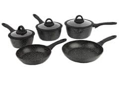 George Home Marble Soft Grip Pan Set 5 Piece RRP 45.00 lot GDDB