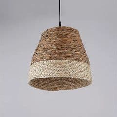 George Home Natural Woven Pendant Shade RRP 30.00 lot GD