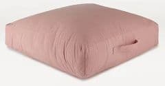 George Home Pink Large Square Floor Cushion RRP 30.00 lot GD