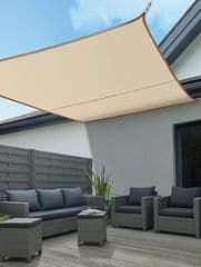 George Home Square Sun Sail - Linen RRP 40.00 lot GD