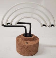 Gingersnap Large Neon Rainbow Table Lamp - Cork Base RRP 50 lot GDDB