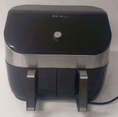 Instant Vortex ClearCook 7.6L Dual Air Fryer Stainless Steel RRP220.00 lot R1597