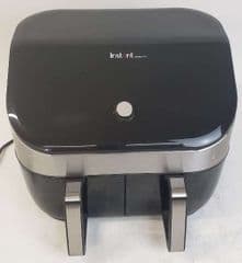 Instant Vortex ClearCook 7.6L Dual Air Fryer Stainless Steel RRP220.00 lot R1636