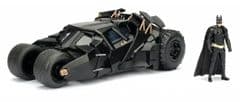 Jada Die Cast 1:24 2008 Batmobile with Diecast Batman RRP £39.99 lot GD