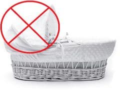 Kinder Valley White Dimple White Wicker Basket RRP 47.00 lot MH