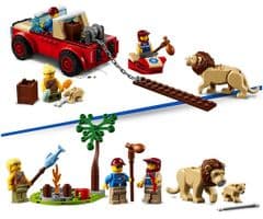 Lego City Wildlife Rescue Off Roader 60301 RRP 39.99 lot L1004