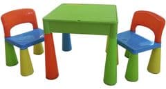 Liberty House Multi-Purpose Activity Table & Chairs Set RRP 64.99 lot C0711