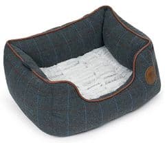 Petface Twilight Tweed Square Pet Bed Medium RRP 45.99 lot GD