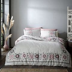 Pineapple Elephant Bedding Hana Duvet Cover Set King Size RRP 35.00 lot GD