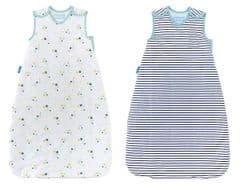 Tommee Tippee Blue Sleep Bag 6-18m Grobag Twin Pack RRP 65.99 lot GD