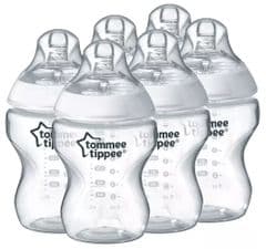Tommee Tippee Closer to Nature Bottles 6 x 260ml Lot GD RRP 30.00 5010415225603