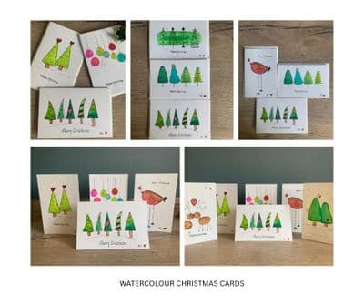 Christmas Card  - Watercolours