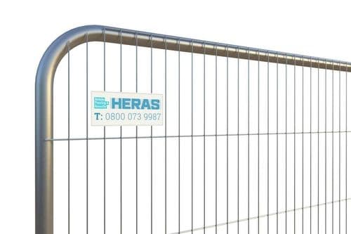 Heras Anti-Climb Round Top Panel