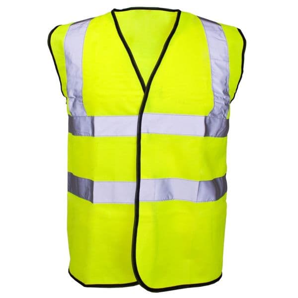 Hi-Vis Full Spec Waist Coat - Yellow