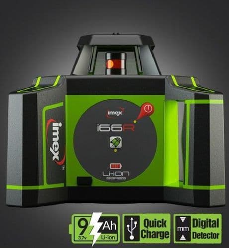 Imex i66R Rotating Laser - LRX6 - Kit