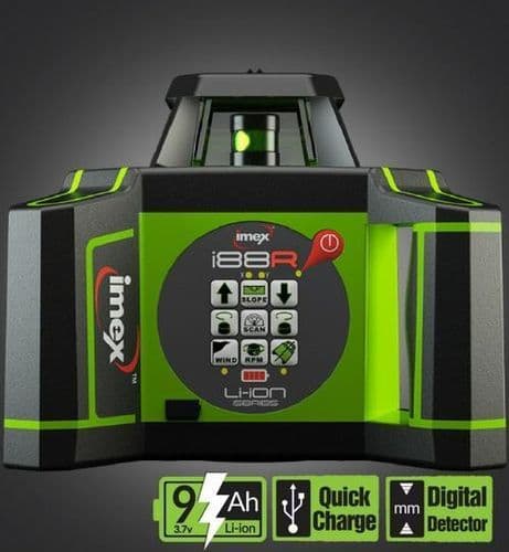Imex i88R Rotating Laser - New Series - LRX10 - Kit
