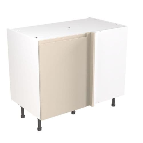 J-Pull Matt Finish Flatpack Blind Corner Base Cabinet 1000mm