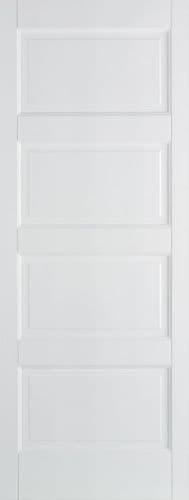 LPD WHITE CONTEMPORARY 4 PANEL FD30 Door